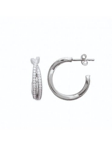 Boucles d'oreilles argent...