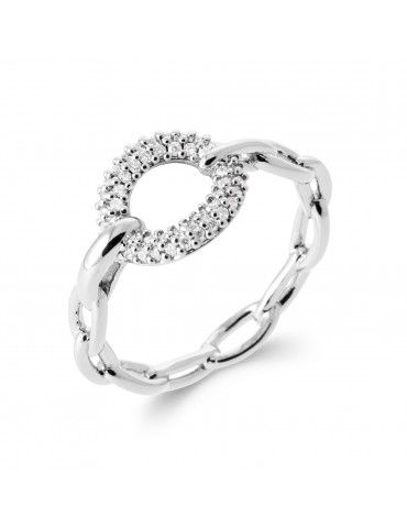 Bague Argent Motif Cercle...