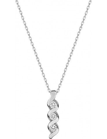 Collier Argent Oxydes Torsadé