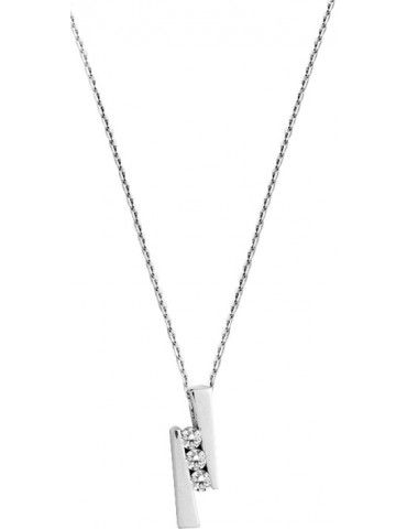 Collier Argent Oxydes