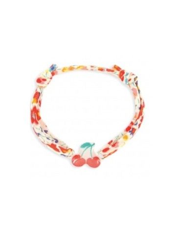 Bracelet Coton Cerise