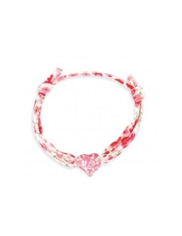 Bracelet Coton Cœur